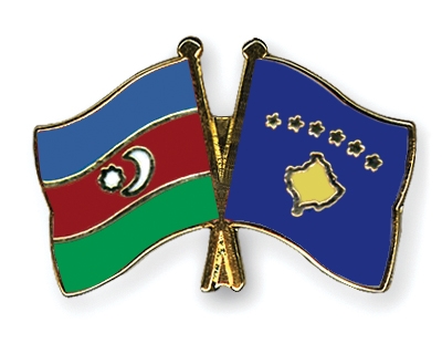 Fahnen Pins Aserbaidschan Kosovo