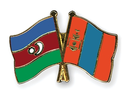 Fahnen Pins Aserbaidschan Mongolei
