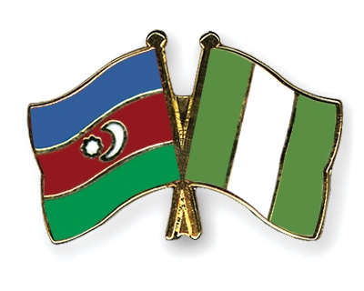 Fahnen Pins Aserbaidschan Nigeria