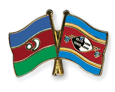 Fahnen Pins Aserbaidschan Swasiland