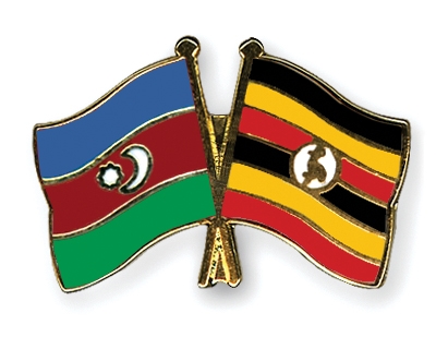 Fahnen Pins Aserbaidschan Uganda