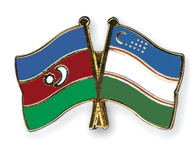 Fahnen Pins Aserbaidschan Usbekistan