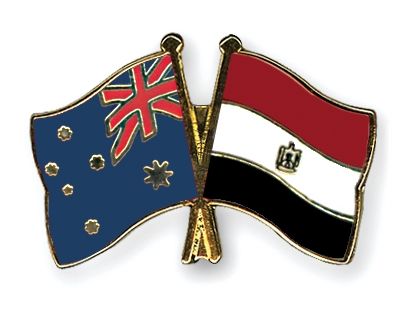 Fahnen Pins Australien gypten