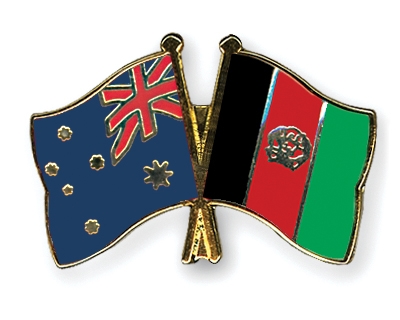 Fahnen Pins Australien Afghanistan