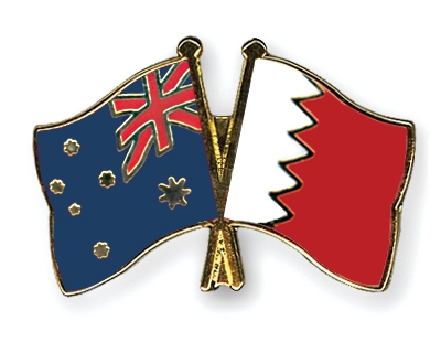 Fahnen Pins Australien Bahrain