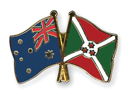 Fahnen Pins Australien Burundi