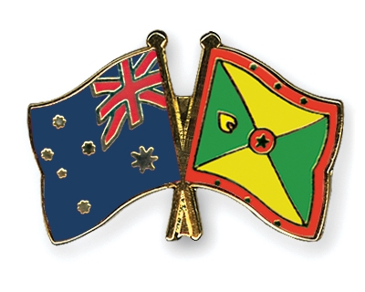 Fahnen Pins Australien Grenada