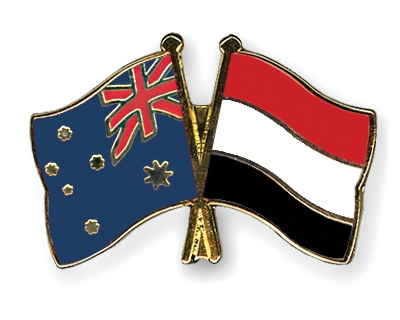 Fahnen Pins Australien Jemen