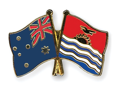 Fahnen Pins Australien Kiribati