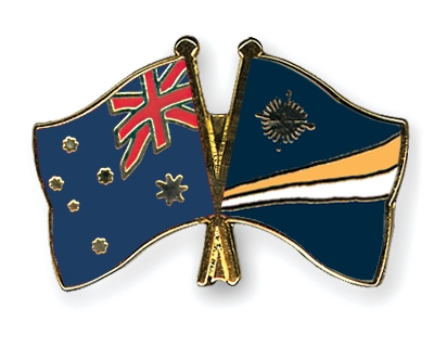 Fahnen Pins Australien Marshallinseln