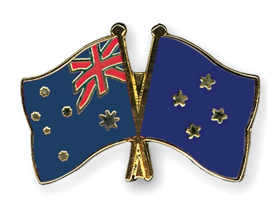 Fahnen Pins Australien Mikronesien
