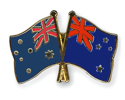 Fahnen Pins Australien Neuseeland