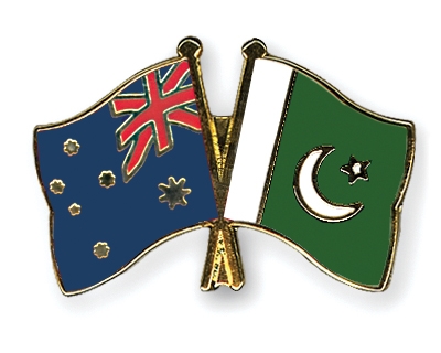 Fahnen Pins Australien Pakistan