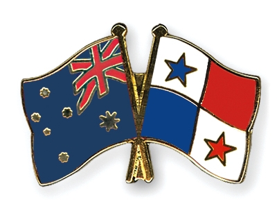 Fahnen Pins Australien Panama