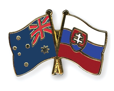 Fahnen Pins Australien Slowakei