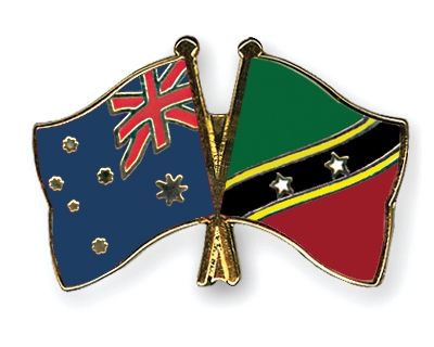 Fahnen Pins Australien St-Kitts-und-Nevis