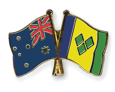 Fahnen Pins Australien St-Vincent-und-die-Grenadinen
