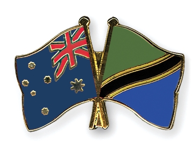 Fahnen Pins Australien Tansania