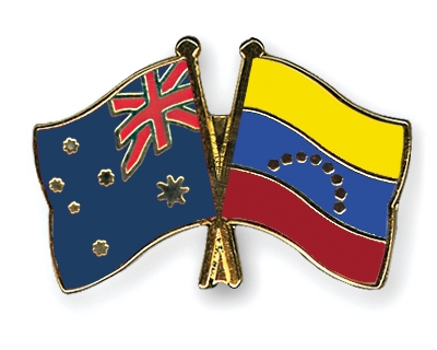 Fahnen Pins Australien Venezuela