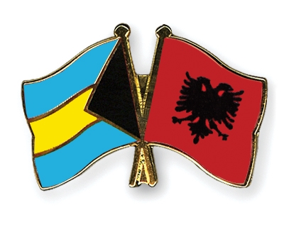 Fahnen Pins Bahamas Albanien