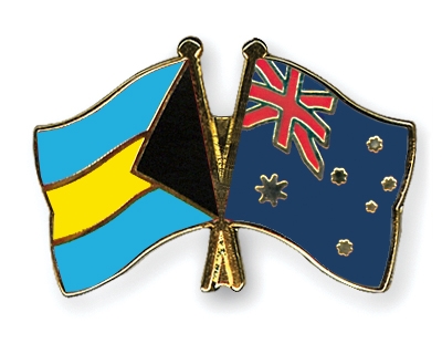 Fahnen Pins Bahamas Australien