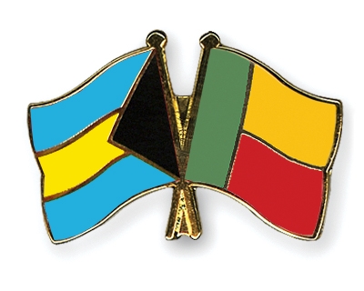 Fahnen Pins Bahamas Benin