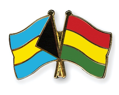 Fahnen Pins Bahamas Bolivien