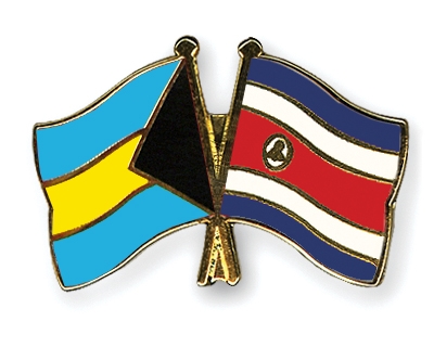 Fahnen Pins Bahamas Costa-Rica