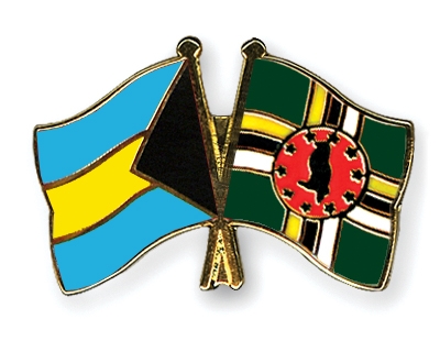 Fahnen Pins Bahamas Dominica