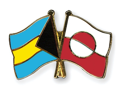 Fahnen Pins Bahamas Grnland