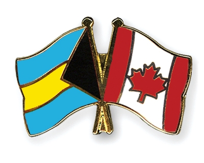 Fahnen Pins Bahamas Kanada