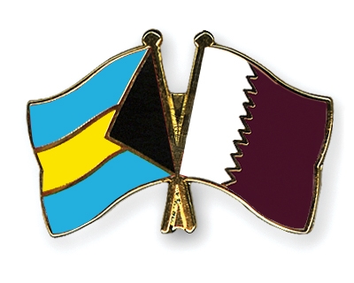 Fahnen Pins Bahamas Katar