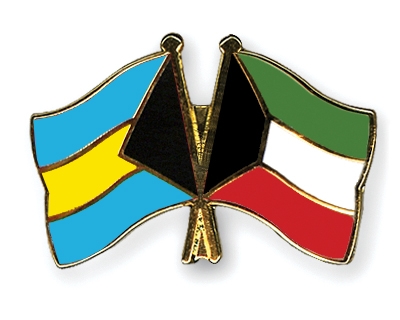 Fahnen Pins Bahamas Kuwait