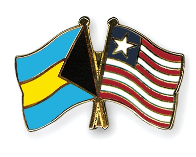 Fahnen Pins Bahamas Liberia