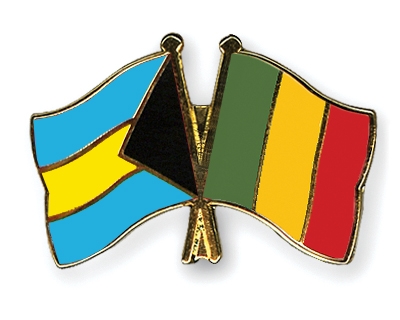 Fahnen Pins Bahamas Mali