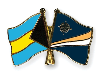 Fahnen Pins Bahamas Marshallinseln