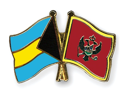 Fahnen Pins Bahamas Montenegro