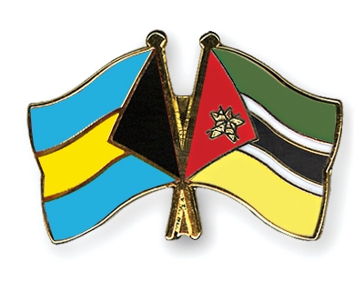 Fahnen Pins Bahamas Mosambik