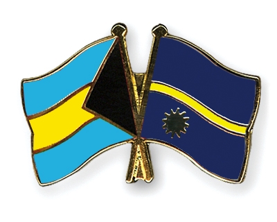 Fahnen Pins Bahamas Nauru