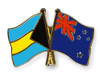 Fahnen Pins Bahamas Neuseeland