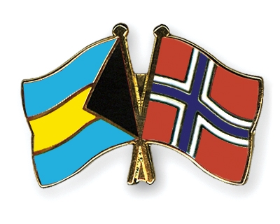 Fahnen Pins Bahamas Norwegen