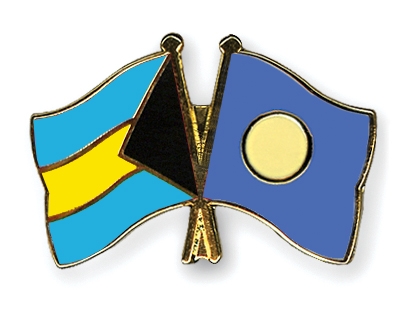 Fahnen Pins Bahamas Palau