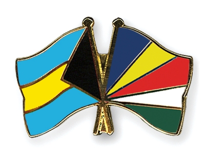 Fahnen Pins Bahamas Seychellen