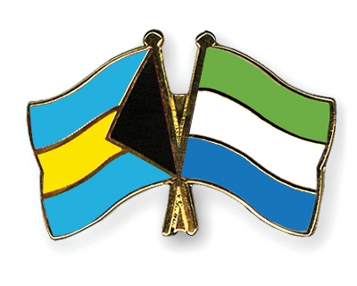 Fahnen Pins Bahamas Sierra-Leone