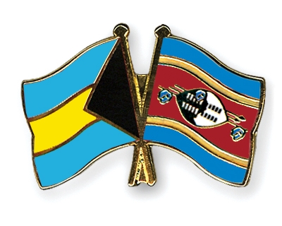 Fahnen Pins Bahamas Swasiland