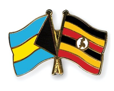 Fahnen Pins Bahamas Uganda