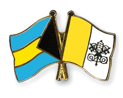 Fahnen Pins Bahamas Vatikanstadt