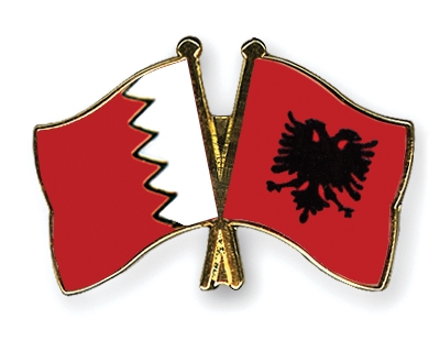 Fahnen Pins Bahrain Albanien