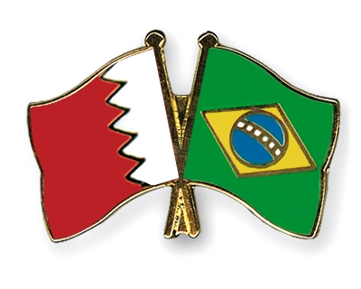 Fahnen Pins Bahrain Brasilien