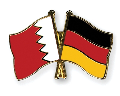 Fahnen Pins Bahrain Deutschland